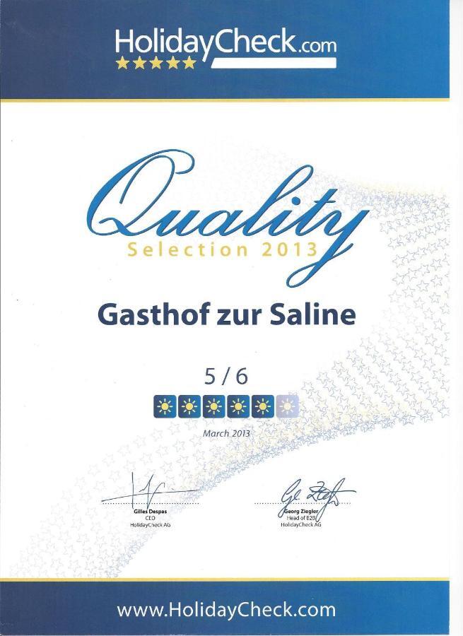 Gasthof Zur Saline Праттельн Экстерьер фото